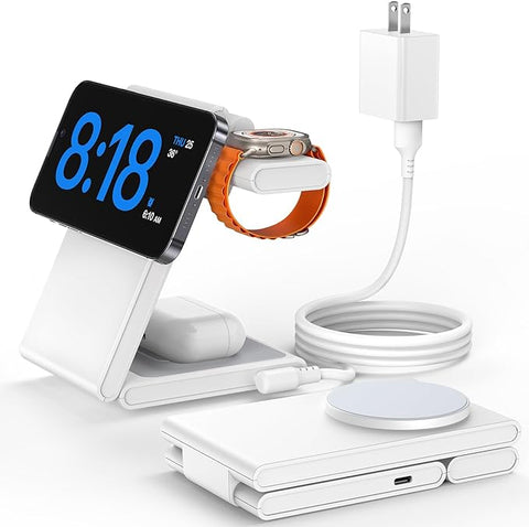 The ultimate 3 in 1 Magnetic Charging Station for iPhone