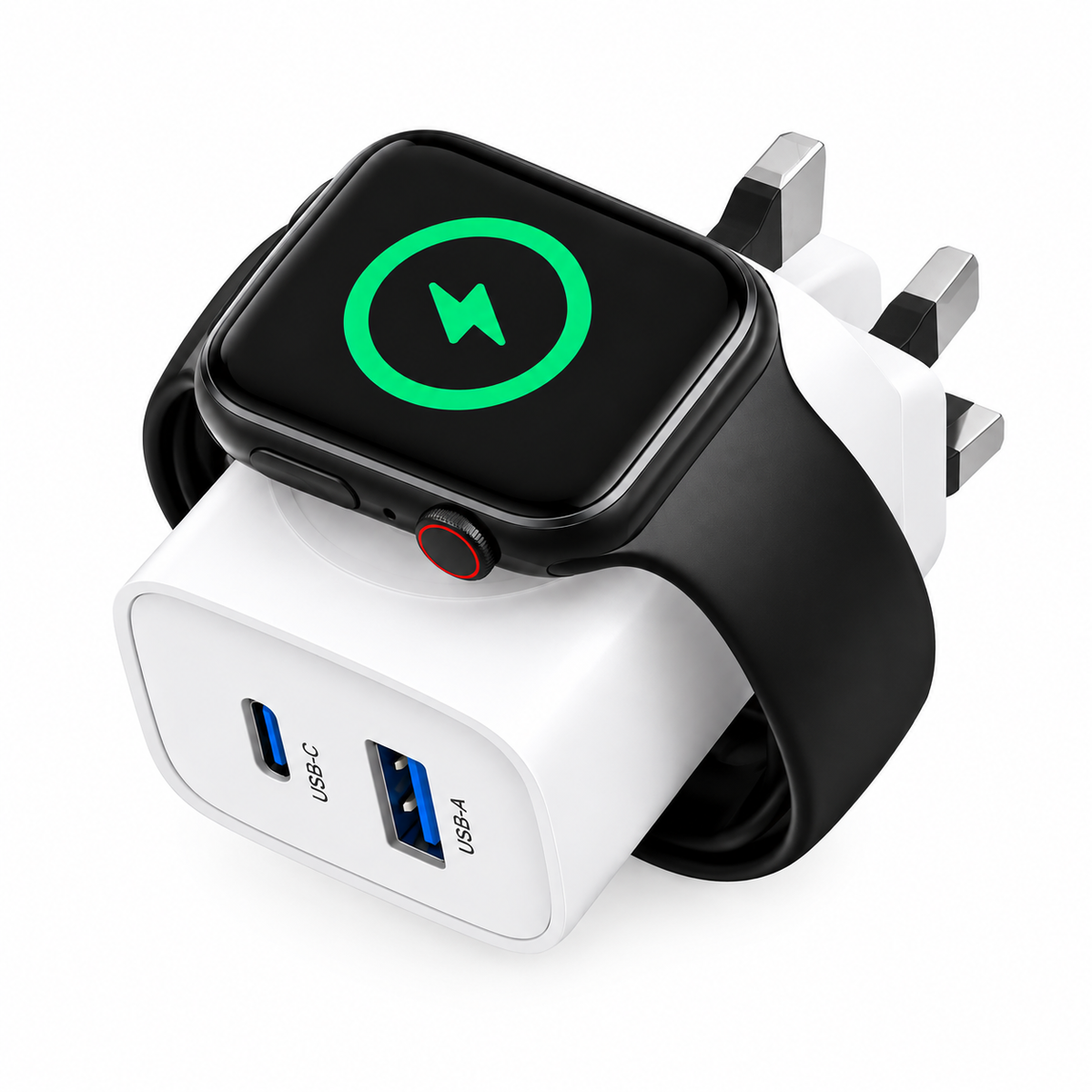 Universal 3-in-1 Smart Watch & Phone Charging Station