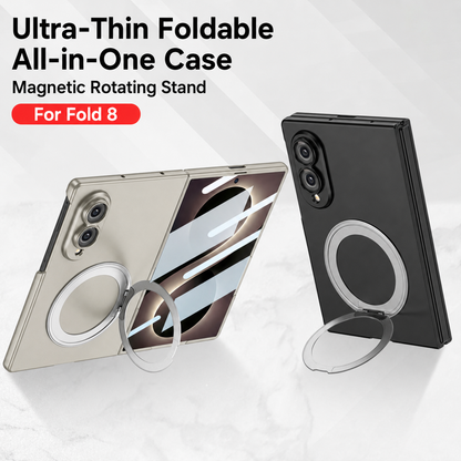 Ultra-thin Shockproof Phone Cover With Ring Holder For Galaxy Z Fold 8/7/6/5/4/3 Wide Ultra