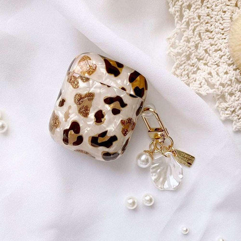 Airpods Leopard Pearl Case