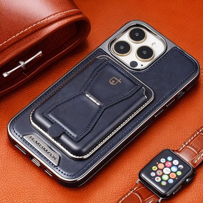 Luxury 3-in-1 Magnetic Leather Case for iPhone – Stand, Card & Cash Holder