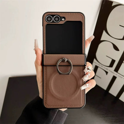 Premium Leather Case for Galaxy Z Flip Series
