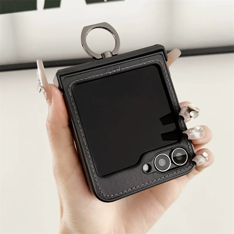 Premium Leather Case for Galaxy Z Flip Series