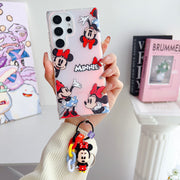 Cartoon Wonderland Case With Key Ring For Samsung S23 & S22