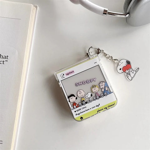 Cute Snoopy Cartoon Z Flip Case