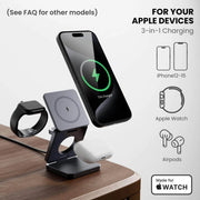 ChargeMaster Pro: The 3-in-1 Magnetic Power Station for iPhone