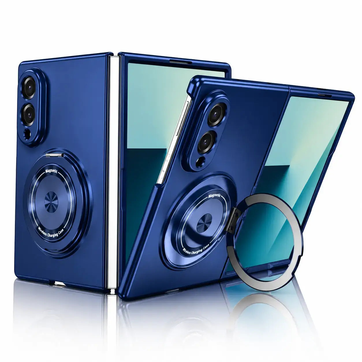 Magnetic Ring Stand Armor For Galaxy Z Fold 8 Series