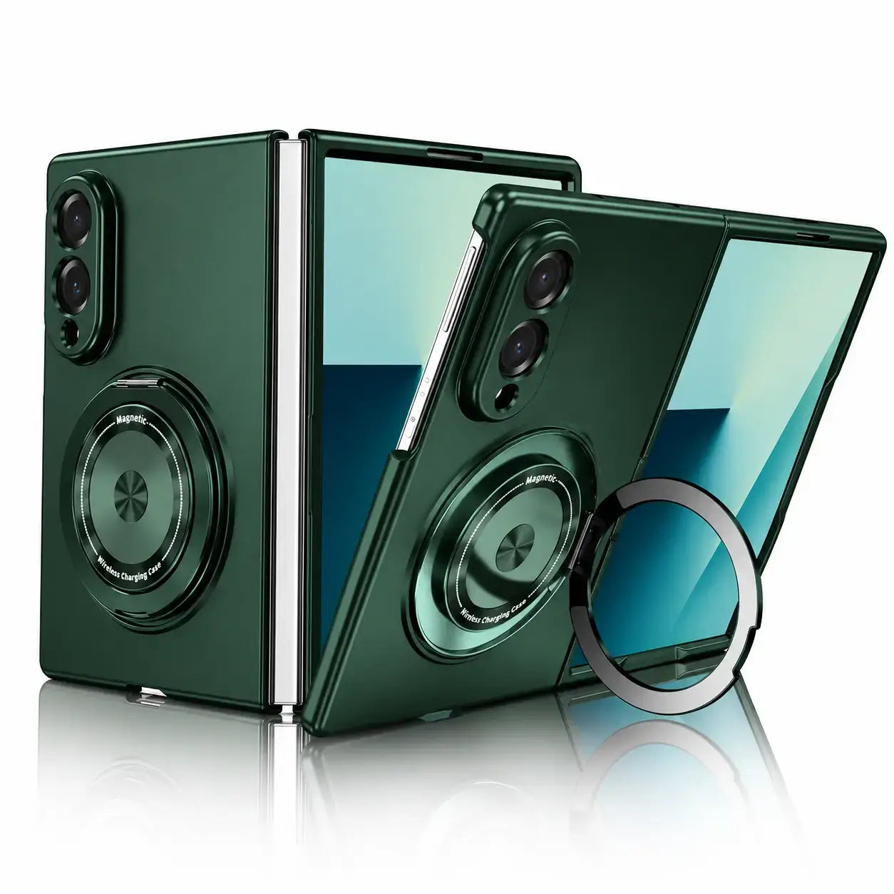 Magnetic Ring Stand Armor For Galaxy Z Fold 8 Series