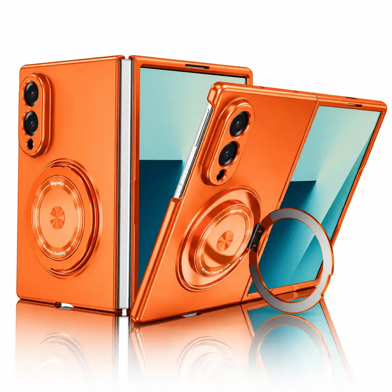 Magnetic Ring Stand Armor For Galaxy Z Fold 8 Series
