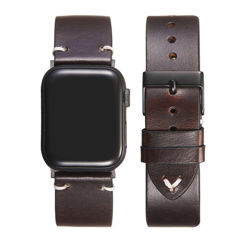 Vintage Oil Wax Leather iWatch Band