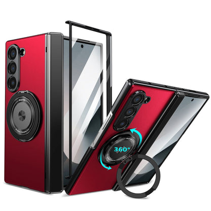 360° Magnetic Bracket Shockproof Case With Screen Protector For Galaxy Z Fold