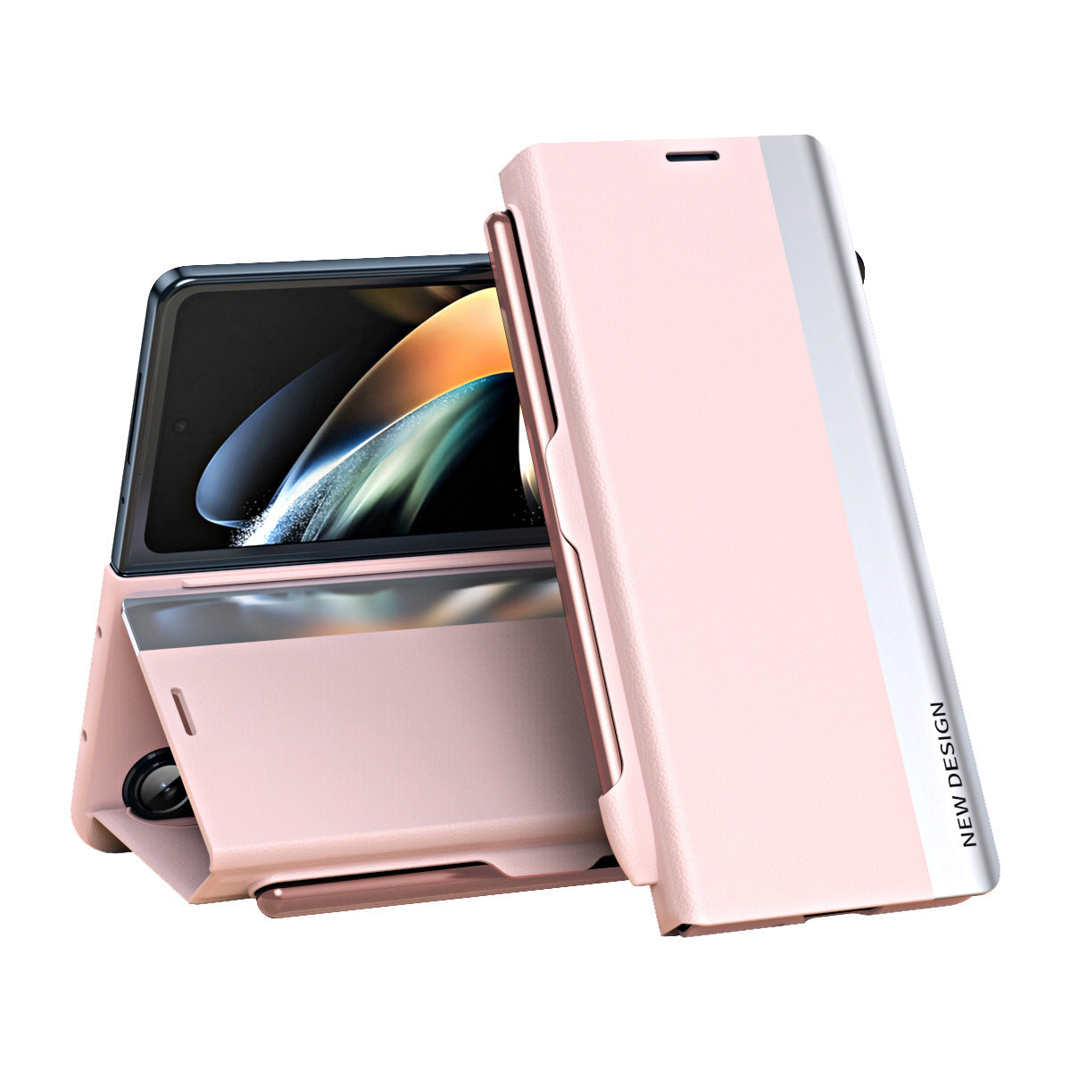 Magnetic Flip Leather Case With Stylus Slot For Galaxy Z Series