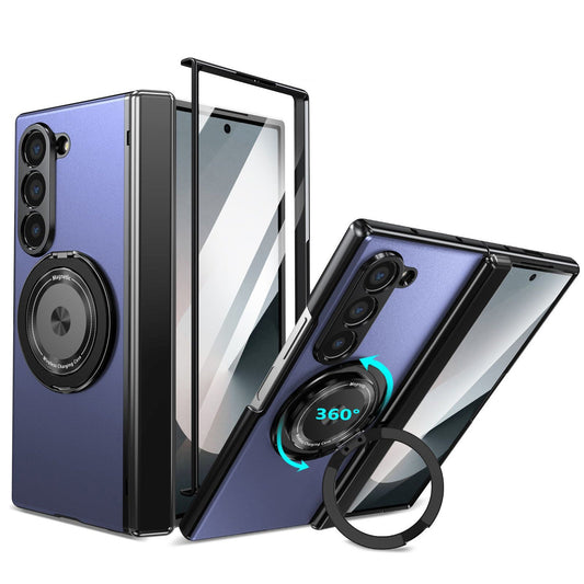 360° Magnetic Bracket Shockproof Case With Screen Protector For Galaxy Z Fold