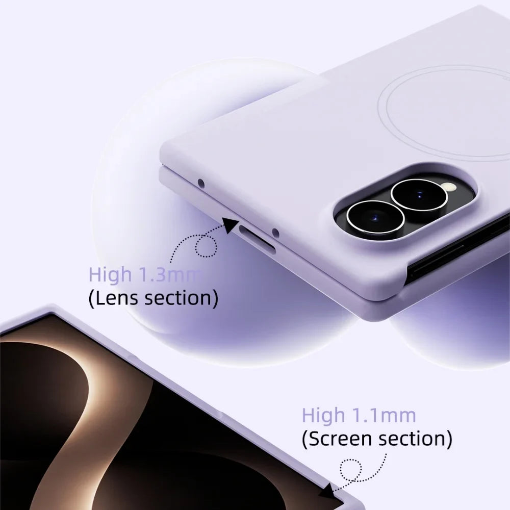 Slim Magnetic Matte Case For Galaxy Z Fold 8 Series
