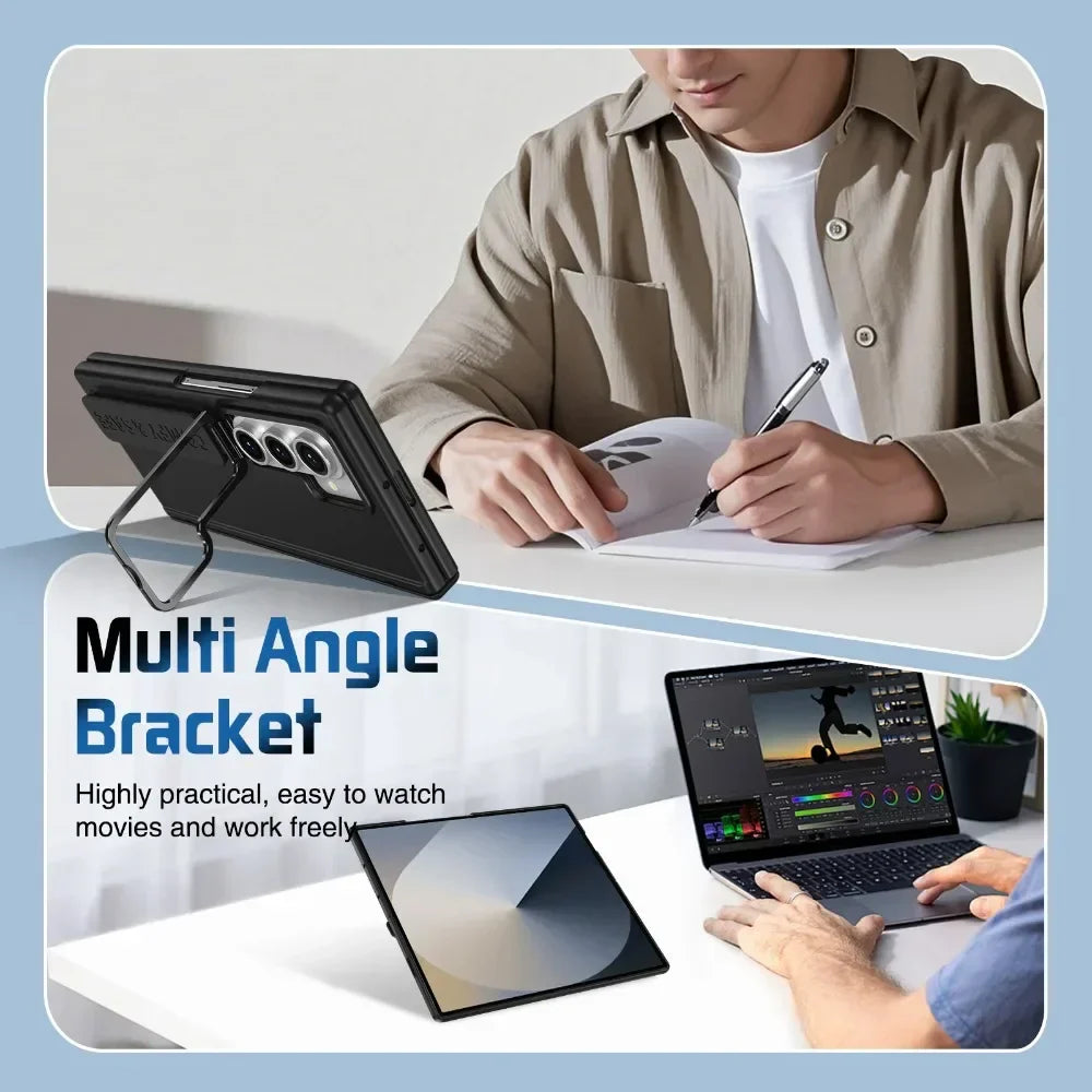 Shockproof Z Fold  Case with Kickstand