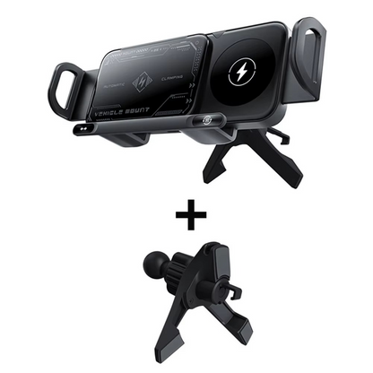 AutoGrip Pro™ – Premium Wireless Charging Car Mount & Phone Holder