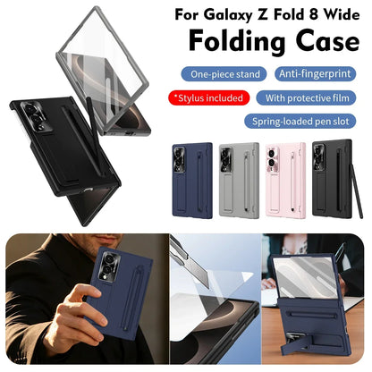Pen Slot Kickstand Case For Galaxy Z Fold 8 Series