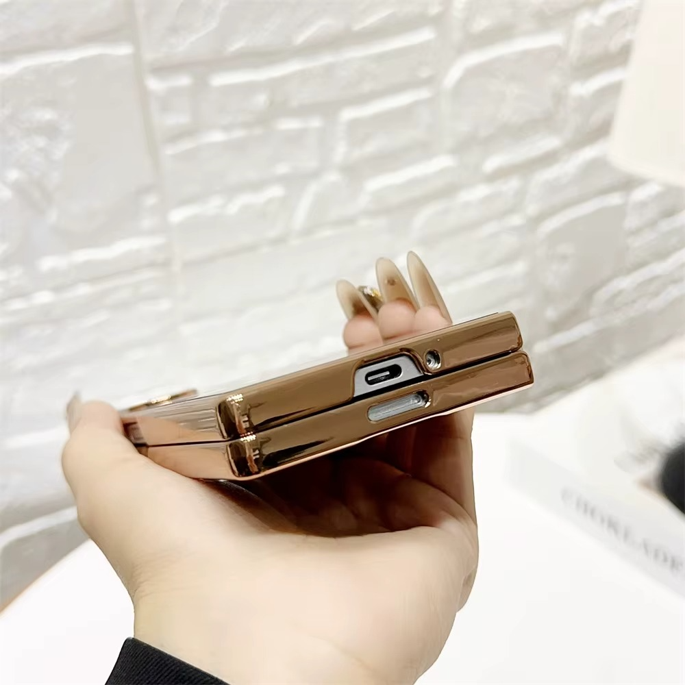 Luxury Electroplate Magnetic Wireless Case For Galaxy Z Fold Series