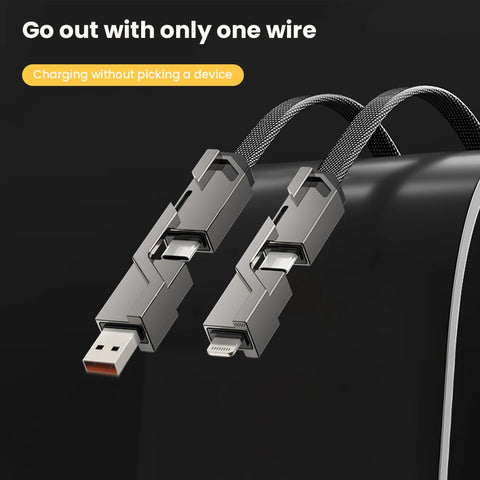 Universal 4-in-1 Rapid Charging Cable for All Devices