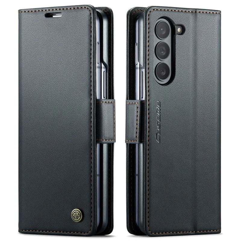 Luxury Flip Leather Case with Magnet for Z Fold