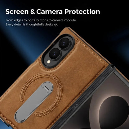 360° Magnetic Leather Stand Case for Galaxy Z Fold 8 Series