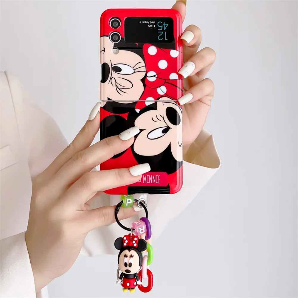 Cute Cartoon  Pendant Cases for Samsung Galaxy Z Flip Series