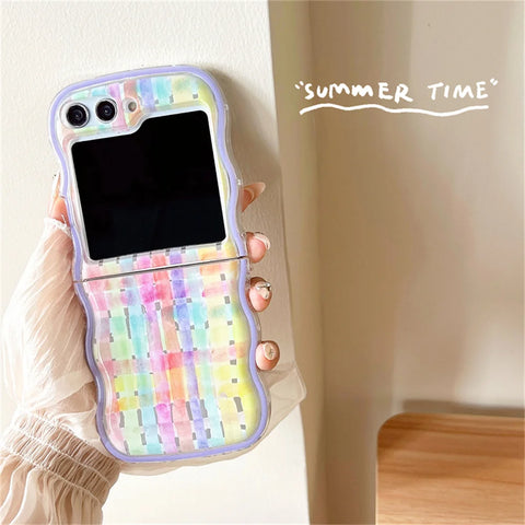 Colorful Flower Case for Samsung Z Flip Series