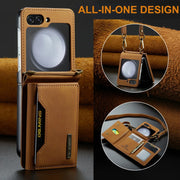 Crossbody Leather Case for Samsung Galaxy Z Flip Series