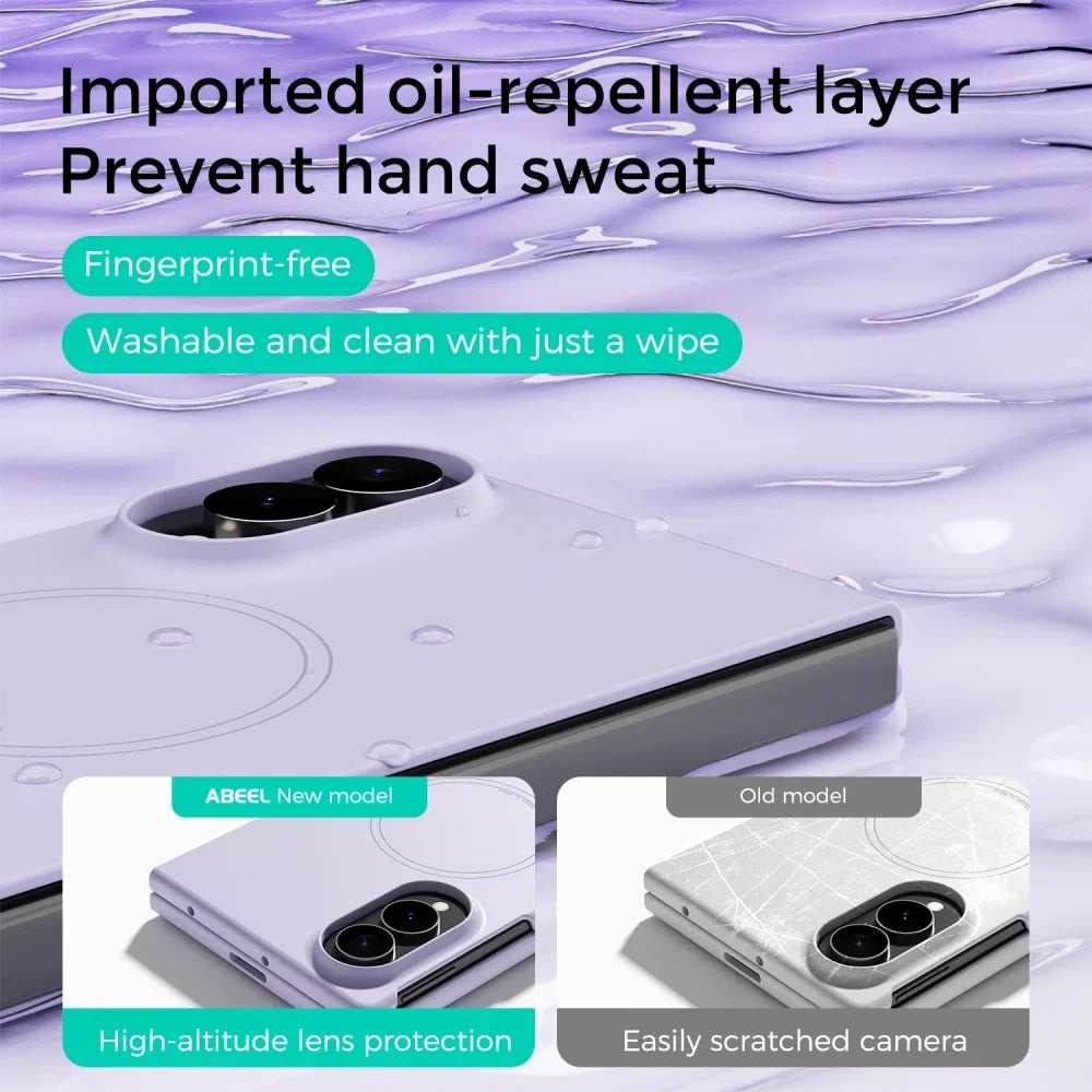 Slim Magnetic Matte Case For Galaxy Z Fold 8 Series