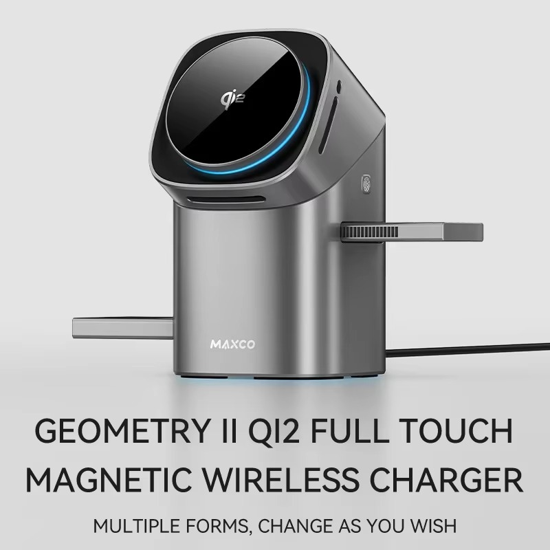 Maxco PowerFold 3-in-1 Charging Hub – Phone, Watch & AirPods Compatible