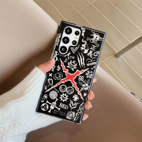 Luxury Anime Ones Pieces Phone Case for Galaxy S22 & S23