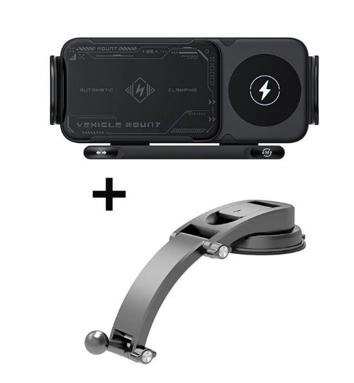 AutoGrip Pro™ – Premium Wireless Charging Car Mount & Phone Holder
