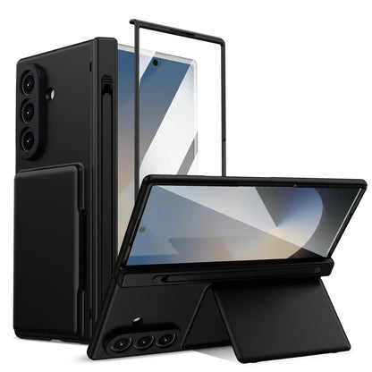 Wallet Stand Shield with Pen Slot & Screen Protection For Z Fold
