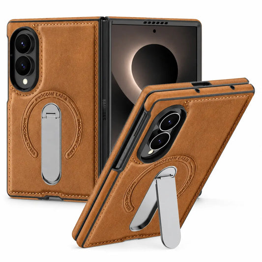 360° Magnetic Leather Stand Case for Galaxy Z Fold 8 Series