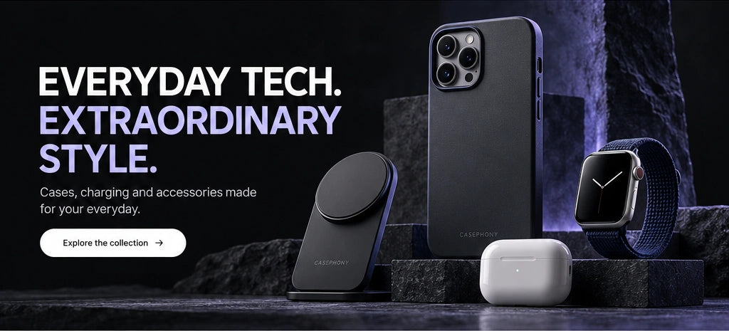 Everyday tech. Extraordinary style. Cases, charging and accessories made for your everyday.