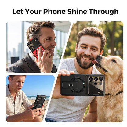 Shockproof Magnetic Kickstand Case for S Series with Camera Protection