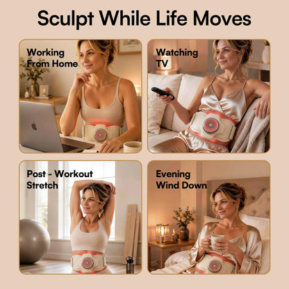 INIA TURBO™ 3-in-1 Body Sculpting Massage Belt