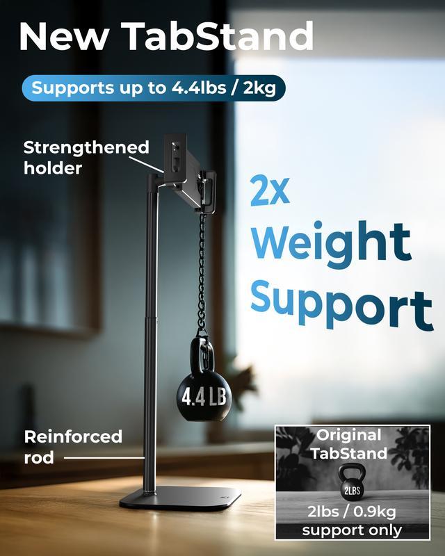 TabStand Elite™ 360° Adjustable Tablet & Portable Monitor Stand – Foldable Aluminum Holder for iPad Pro, Air, Mini & 17” Devices