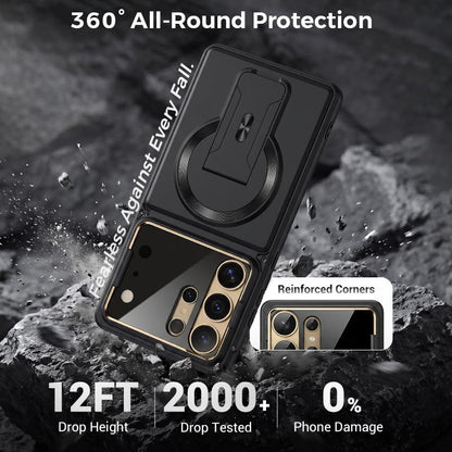 Shockproof Magnetic Kickstand Case for S Series with Camera Protection