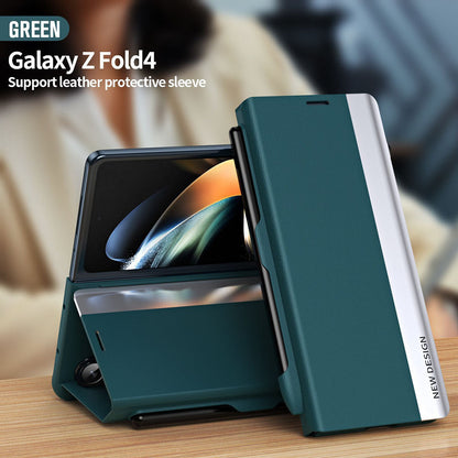 Magnetic Flip Leather Case With Stylus Slot For Galaxy Z Series
