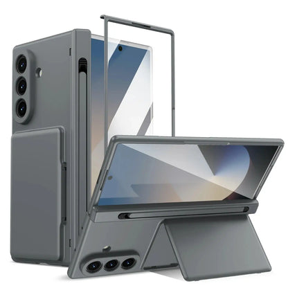 Wallet Stand Shield with Pen Slot & Screen Protection For Z Fold