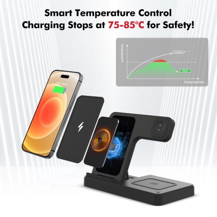 Universal 3-in-1 Pro Charging Station – Phone, Watch & AirPods