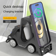 Universal Multifunction QI 5 in 1 Magnetic Wireless Charger For iPhone & Android