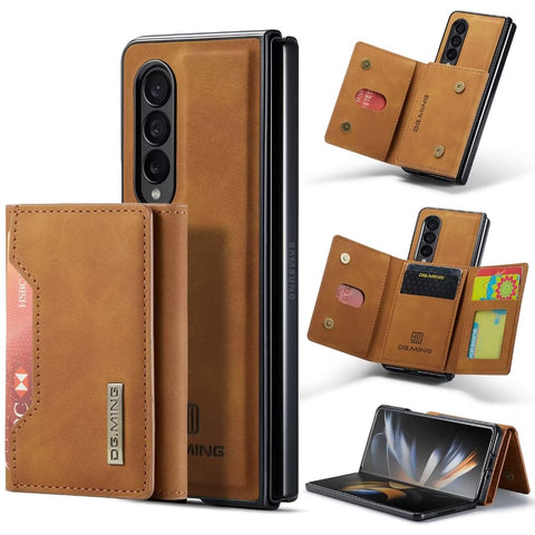 2 in 1 Detachable Leather Wallet Case For Samsung Galaxy Z Fold 4