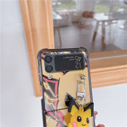 Pokemon Cartoon Case For Samsung Galaxy Z Flip Series