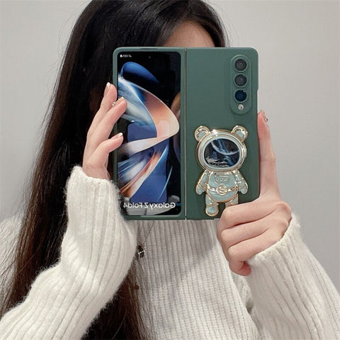 Cute Space Astronaut Case For Samsung Galaxy Z Fold