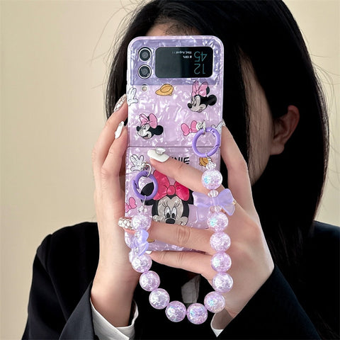 Cute Disney Mickey & Minnie Case for Samsung Galaxy Z Flip