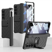 Magnetic Hinge Case Slide Pen Holder For Samsung Galaxy Z Fold 5