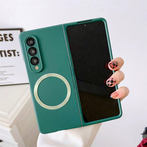 Silicone shockproof Magnetic Charging  Case  For Samsung Galaxy Z Fold