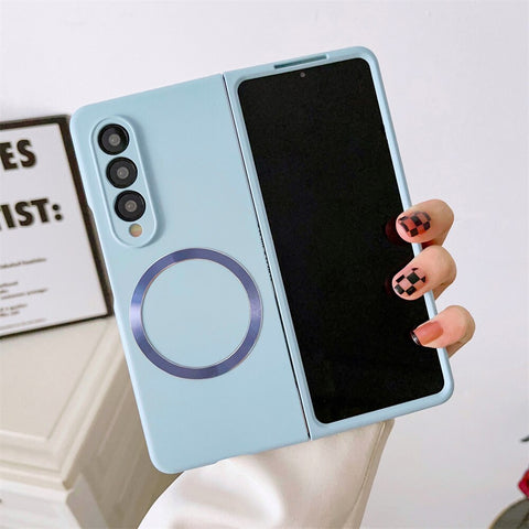 Silicone shockproof Magnetic Charging  Case  For Samsung Galaxy Z Fold